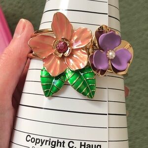Dillard’s enamel and gold tone bracelet